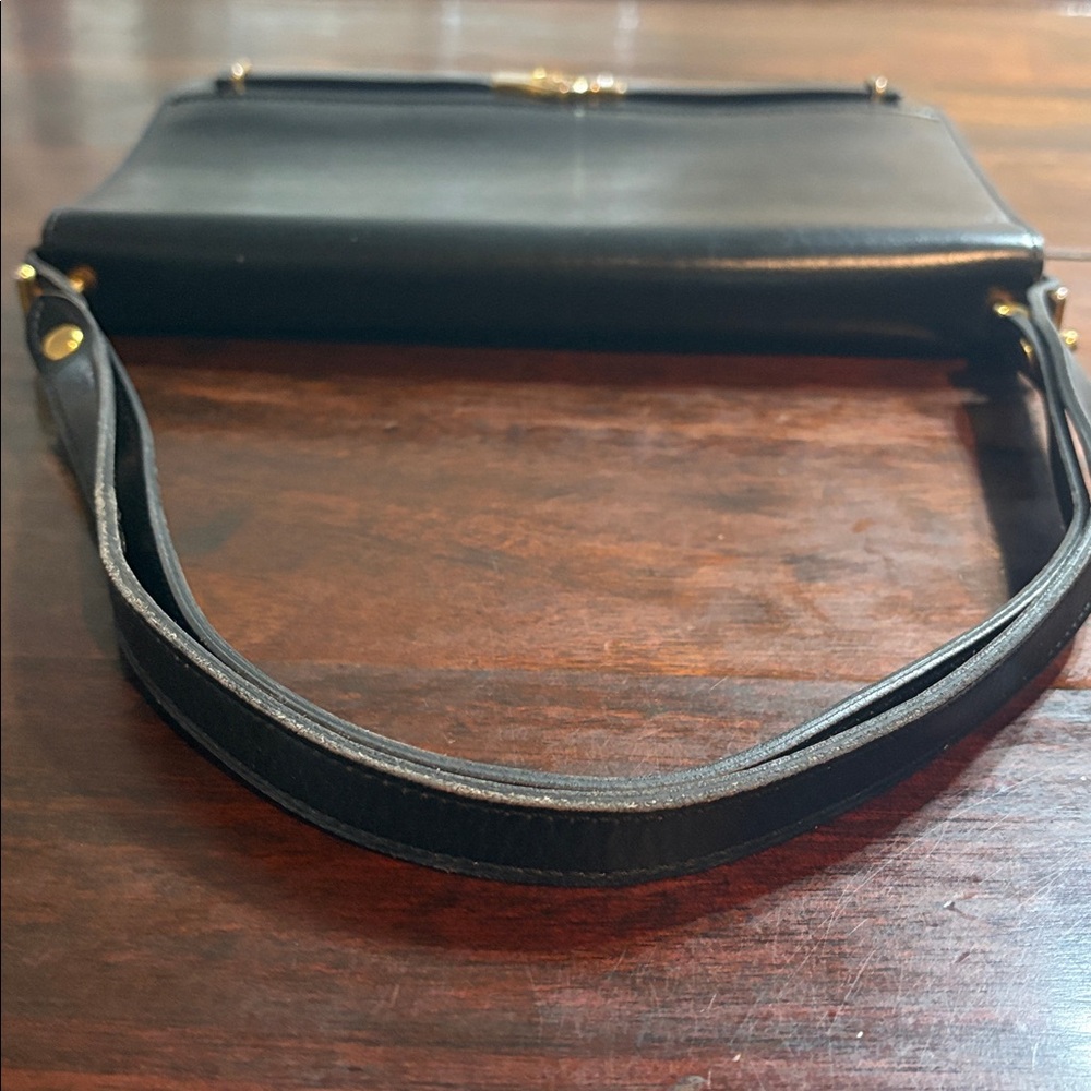 DIOR Vintage Black Leather Flap Crossbody Bag - Picture 17 of 17